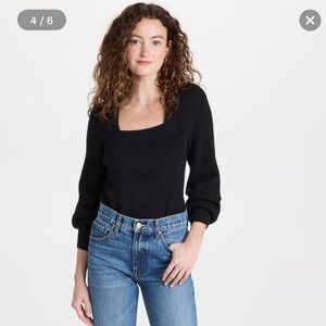 Madewell Women's Melwood Square Neck Pullover Sweater